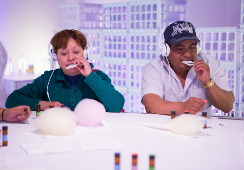 At Dr Sugar's Sense Machine, guests took a multisensory audio-tour through our sweet perceptions.